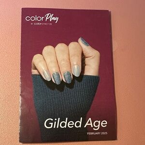 Color Street Gilded Age Blue Nail Strips-1 set missing